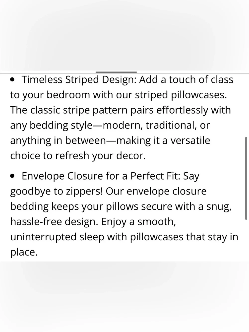 Striped Pillowcases 100% Natural Cotton (2-Pack) YELLOW & WHITE
